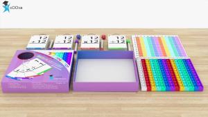 Math Games for Kids - Math Flash Cards - Interactive Practice Kit Pop It Practice with Addition Subtraction Multiplication & Division - Ideal for Learning and Skill Building - Ages 4-8