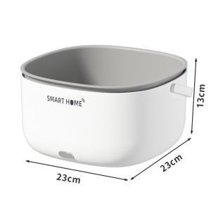 Ultrasonic large capacity double-layer vegetable washing basket Fruit and vegetable ingredients purifier to remove pesticide residues