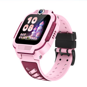 【pink】imoo Watch Phone Z3 Kids Smart Watch Phone (Touch Screen Android GPS Tracking Video Call Chat 4G Water Resistant) For Teen Boys Girls