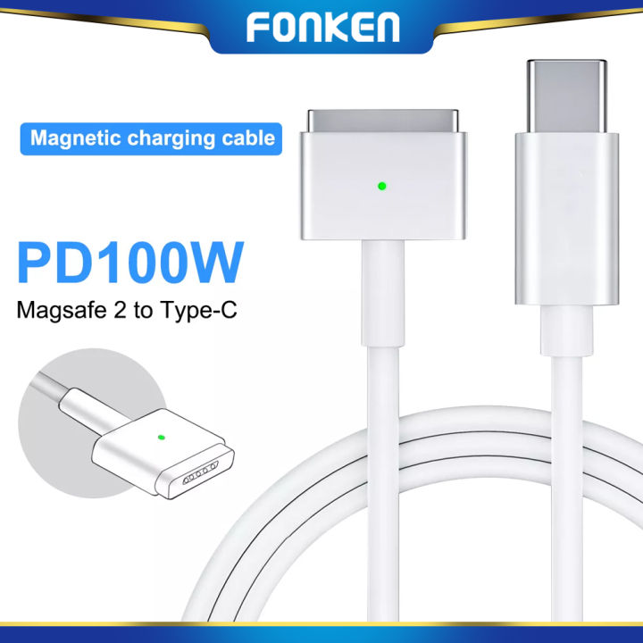 Laptop Charging Cable Charger Magnetic Type C FONKEN For Magsafe3