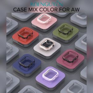 Ốp Case TPU và PC Mix2Color Dành Cho APPLE WATCH Series 4/5/6/7/SE Chống Sốc
