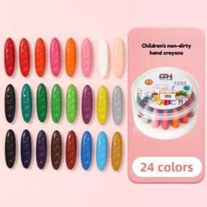 12/24/36Colors Peanut Shaped Non Dirty Hand Crayon Modeling Clay  DIY Starter Kits Creative Clay Kit Children Toy Gift