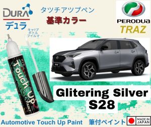 PERODUA TRAZ 🚔Original Touch Up Paint 🖌️~DURA Touch-Up Paint made in Japan 🎌~2 in 1 Touch Up Pen + Brush bottle.