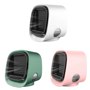 พัดลมไฟกลางคืนพัดลมไฟฟ้าน้ำในร่มเครื่องปรับอากาศขนาดเล็กเครื่องทำความเย็นเครื่องพ่นไอน้ำอเนกประสงค์เครื่องปรับอากาศพกพา