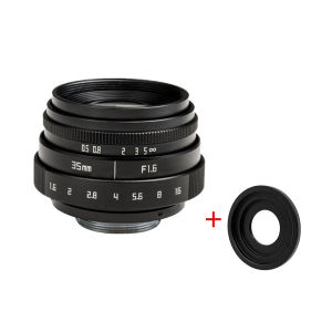 TL 35mm F1.6 Manual Focus MF Prime camera Lens + C-ring Mount for Canon EOS Nikon N1 Fuji C-FX Sony NEX Olympus Micro 4/3 C-M4/3