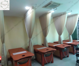 TA10 Rèm Von Spa Ngăn giường rèm von trang trí rèm von phòng ngủ rèm von cửa chính màu sắc sang trọng