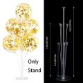 Party Things 1Set 70CM Clear Table Balloon Stand Column Upright Balloon Stand Party Table Decorations.. 