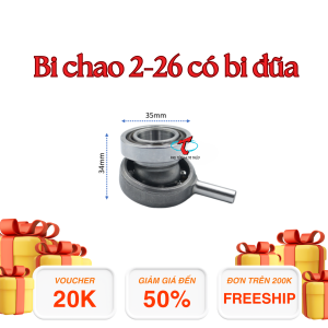 Bi chao có bi đũa 2-26 dùng cho máy khoan bosch 3 chức năng