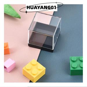 HUAYANG01 [2023 new HOT FASHION] 1Pc Storage Boxes Lids Display Clear Container Specimen Mini Square Cube Acrylic Case Rough Mineral Standard