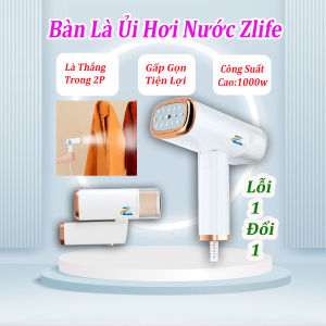 (BẢO HÀNH 5 NĂM) Bàn là ủi hơi nước cao cấp Bàn là hơi nước mini cầm tay máy là hơi nước cầm tay gấp gọn du lịch công suất cao 1000W Chính Hãng Zlife