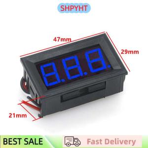 SHPYHT Digital Voltmeter DC 100V 10A Voltmeter Ammeter Dual Digital Volt Meter Gauge Electromobile Motorcycle Car