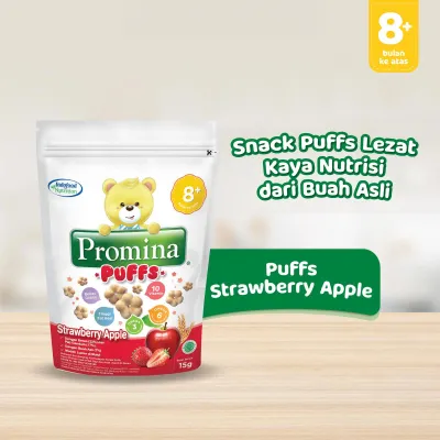 Promina Puffs Strawberry Apple 15gr