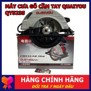 Máy Cưa Gỗ Cầm Tay QUAIYOU QY5235 (2100W) - Lưỡi D230 - Cắt Đa Vật Liệu - Chuyên Dụng Cho Thợ - Hàng Nội Địa Trung Quốc