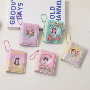 Mini 2-inch Pendant Photo Album Cartoon Profile Picture Storage Book Small Card Book 爱豆小卡卡册