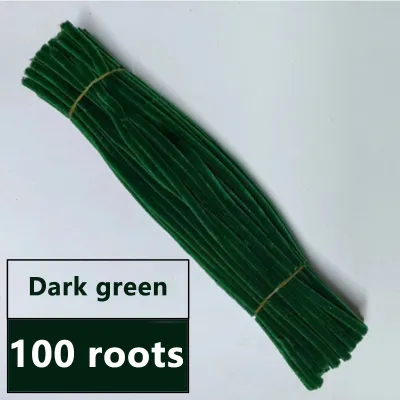 100pcs Fuzzy Wire Pipe Cleaners Craft Chenille Stems Colors For Crafting DIY Arts Projects Decorations Fuzzy Colored Chenille Stem Sticks Set Craft Supplies For Adults Easter Gift