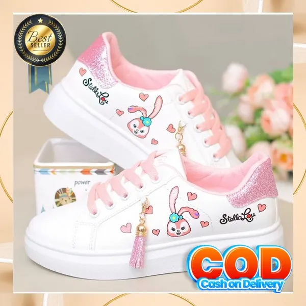 Sepatu Sneakers Anak Perempuan Import Murah Bagus Motif Umur