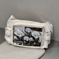Transparent Pocket School Concert Bag Sling Messenger Bag for Girls. 