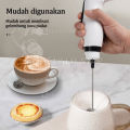 Milk Frother Mixer Pengaduk Susu Kopi Foamer Elektrik Cappuccino Maker Mini Electric Hand Mixer Pengocok Telur Milkshake Minuman Pengaduk Coffee Latte Kopi Susu Hot Chocolate SF-8073. 