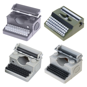 Classical Mini Typewriter Model Decorative Desk Display Piece Ideal For Dollhouses Enthusiasts And History Lover