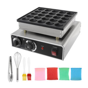 25-Holes Stainless Steel Mini Waffle Maker Dorayaki Maker Dutch Pancake Baker Maker