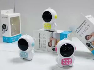 Aolon2023 New Spaceman Smart Bluetooth Speaker Projection Lamp Bedside Night Light Sunrise Wakeup Lamp Pickup Ambience Desk Deco