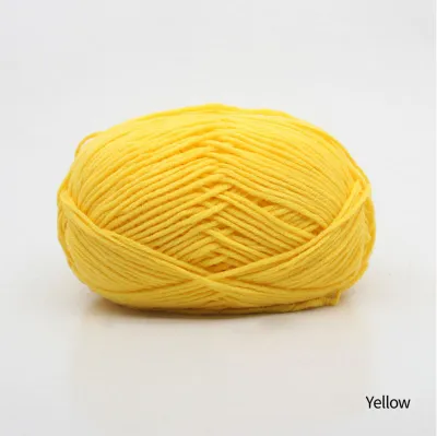 Smooth Cotton Thick Acrylic Yarn Assorted Colours