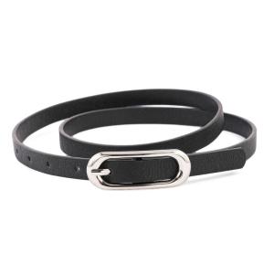 Elegant Thin Waist Belt Women’s Adjustable PU Leather Strap Minimalist Outfit Enhancer Everyday Fashion Essential