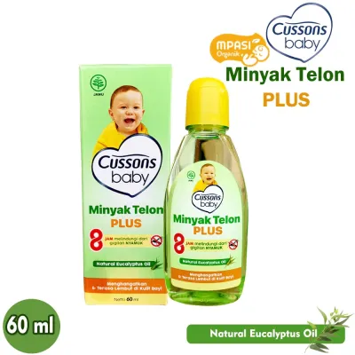 Cussons Baby Minyak Telon Plus Eucalyptus Oil Natural - Minyak Telon Bayi 30ml / 60ml / 90ml / 150ml