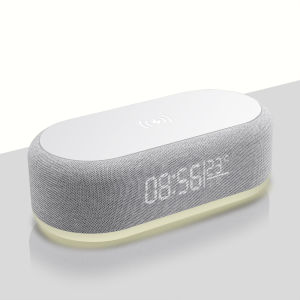 Bộ sạc không dây nhanh đồng hồ báo thức thời gian đèn LED nhiệt kế cho iPhone 16 15 14 13 12 trạm đế sạc cho Samsung S24 S232026
