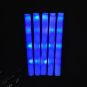 20/30/40/60/80/100/120Pcs LED Glow Foam Stick Bulk Colorful Glow Sticks Cheer Tube Dark Light Birthday Wedding Party Supplies2026