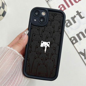Case for OPPO A98 A96 A95 A94 A93 A92 A91 A79 A78 A77 A76 A74 A60 A58 A57 A55 A54 A53 A52 A38 A31 A18 A17 A16 A15 Anti-fall Angel Eye Design Motif Cartoon Cat Shiny Kitten