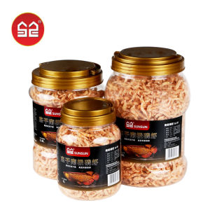 Sunsun Tropical cichlid Turtle Flowerhorn Carnivore Fish Food Freeze Dried Shrimp Antartic Krill