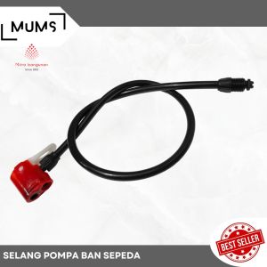 MB - Selang Pompa Angin Ban Sepeda Motor 65cm Tekuk 2 Fungsi Lubang Ban Fixie Dan Ban Biasa Selang Pompa Bola Pelampung Renang Anak Selang Pompa Tabung Tekanan Angin Dan Pompa Biasa Model Karet Silicone Silikon Premium