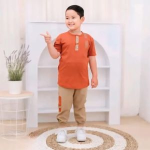 Baju muslim anak laki-laki terbaru 1-12 tahun baju koko anak laki-laki trendy baju muslim anak keren