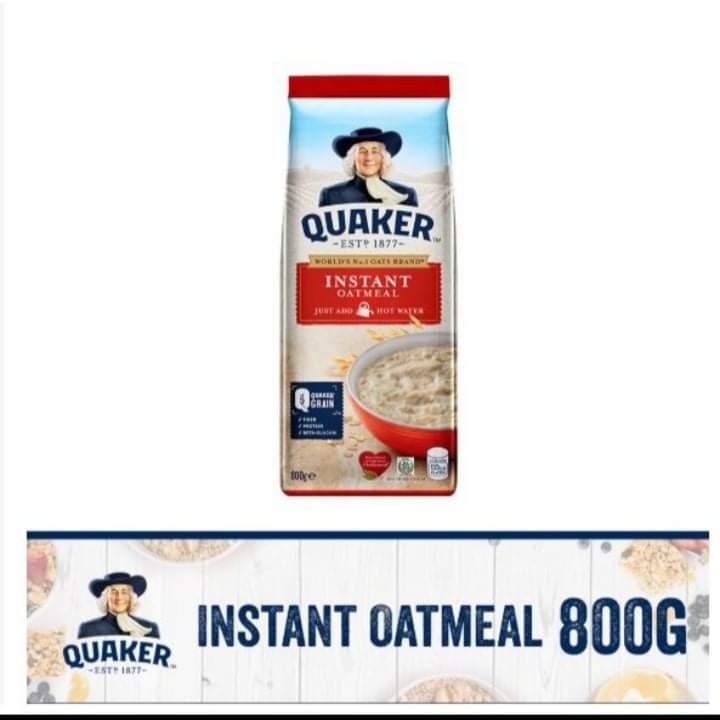 Quaker Instant Oatmeal (800g.) Just add hot water Lazada PH