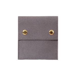 GENENIC Small Mini Jewelry Display Bag Foldable Microfiber Velvet Earrings Organizer Fashion Storage Case Necklace Ring Packing Bag Women