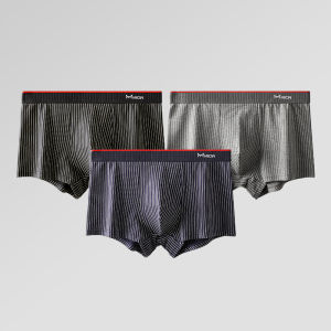 CMENIN  3 Phổ Biến Nylon Quần Lót Nam Võ Sĩ Quần Lót Nam Thấp Eo Thân Nam Quần Lót Boxershorts Dành Cho Nam M1860