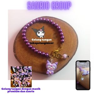 Gelang Sanriokarakter / Gelang Lucu / Gelang Mutiara Karakter/ Gelang Anak perempuan / Gelang dewasa / Gelang Wanita / Bracelet