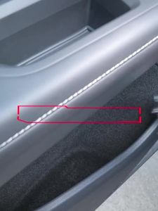 Kaly For VW Volkswagen Teramont 2021-2025 Car Door Slot Storage Leather Pad Cover WaterProof Barrel Accessories 7M5T2