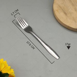 12pcs Sendok Garpu Makan Spoon Fork Stainless Steel Rumah Resto Tebal