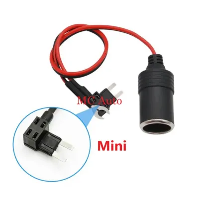Car Auto Lighter Cigarette Lighter DVR Socket Dashcam Car Adaptor Lighter Socket Auto Connector Fuse Holder Socket