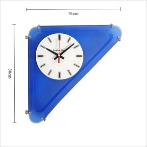 xpkQ Simple Wall Clocks Unique Triangular Acrylic 90-degree Corner Transitions Wall Modern Creativity Living Room Home Decoration B8T9H