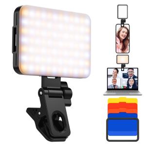 K&F CONCEPT LED Video Light 3000K-10000K Dual Color Temperature Rechargeable Clip-on Video Light