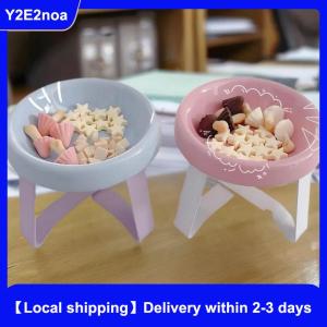 【Local shipping】 New Spine Protection Pet Bowl High Feet Neck Protection Cat Bowl With Stand Pet Food Bowl Pet Supplies