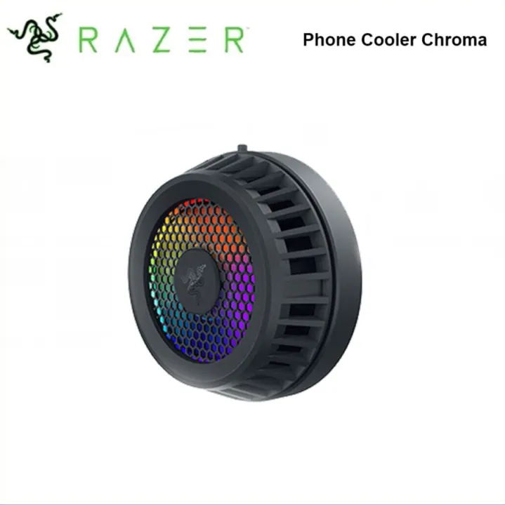 Original Razer Phone Cooler Chroma - MagSafe Compatible Smartphone Cooling Fan with Razer Chroma RGB for Apple iphone Huawei Xiaomi