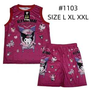 Childrens Sports Suits Jersey Sando Terno Set for Girls 4-12 Years Old Comfortable Fit Various Patterns & Colors