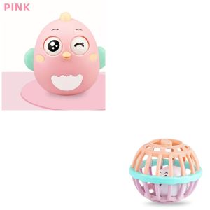 Lật Đật Gà Con Mini Dễ Thương Có Phát Nhạc Chất Liệu Nhựa An Toàn Cho Trẻ Sơ Sinh Kèm Qủa Lắc