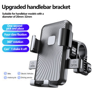 Cellphone Holder Universal 360° Rotatable Mobile Adjustable High Quality Shock Absorber Phone Mount Motorcycle Bike Phone Holder mount
