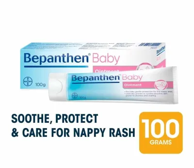 Bepanthen Baby Ointment Soothe Protect Care Nappy Rash 100 Grams
