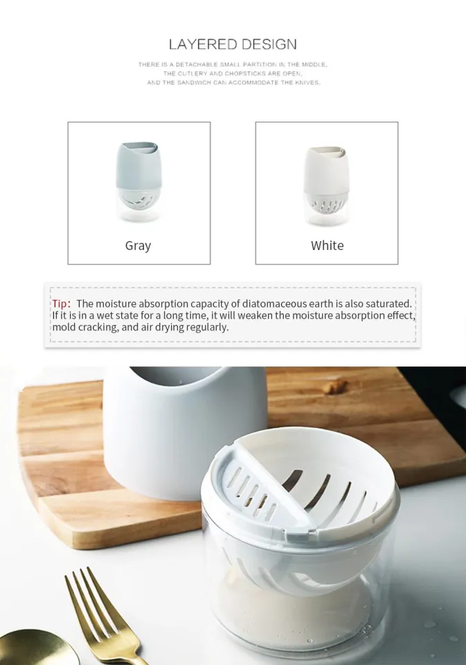 Vision Household Tarnish Mildew Proof Chopsticks Basket Cage Flat